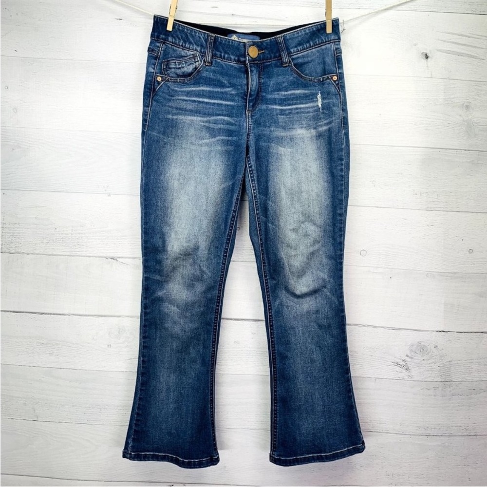 ❣️FREE SHIP❣️ Democracy Jeans Ab Technology Bootcut Stretch Denim Petite Size 4P